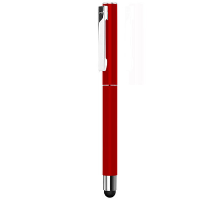 uma® Metall-Rollerball Straight, schwarze Mine, rot