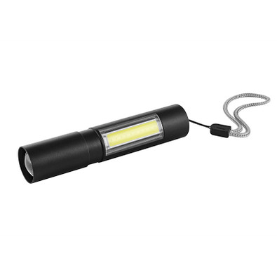 METMAXX® Taschenlampe BlackChargeMicro, schwarz
