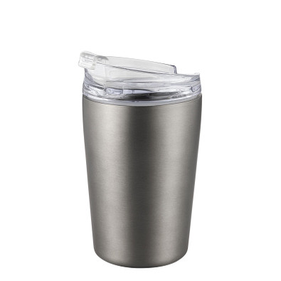 METMAXX® Vakuum Thermobecher CremaExpresso, 200 ml, silber