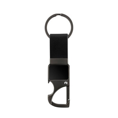 Metmaxx® Schlüsselanhänger SnapKeyFlex, schwarz