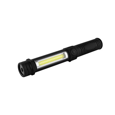 Metmaxx® Taschenlampe COB ReChargeWorks, schwarz