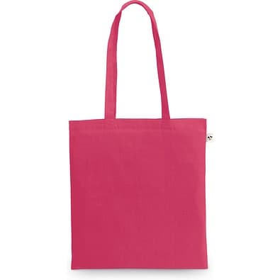 MEXICO. Tasche aus recycelter Baumwolle (70%) und Polyester (30% rPET) (150 g/m²), Rosa