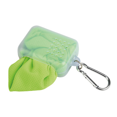 Microfaser-Kühlhandtuch COOL DOWN,hellgrün
