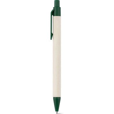 MILINK. Kugelschreiber aus 100 % Recyclingpapier, Dunkelgrün