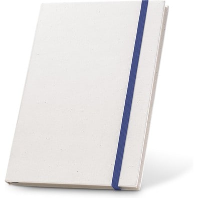 MILKY. A5-Notizblock mit Hardcover aus 100 % recyceltem Papier, Blau