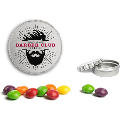 Mini Clic Clac Box, 20 g, Skittles, blank, inkl. Druck