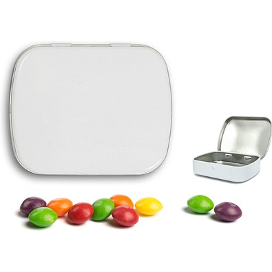 Mini Nostalgiedose, 20 g, Skittles, weiß, ohne Druck