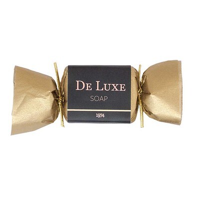 Mini-Seife, Vanille DeLuxe Gold, 1-seit. Druck