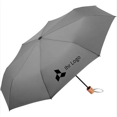 FARE® Taschenschirm ÖkoBrella Shopping, grau
