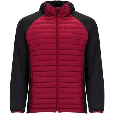 Minsk Hybrid Thermojacke Unisex, rot, 2XL