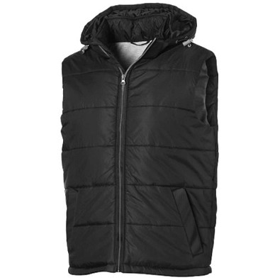 Slazenger™ Herren Weste Mixed Doubles Bodywarmer mit Kapuze, schwarz, M Slazenger™ Herren Weste Mixed Doubles Bodywarmer mit Kapuze, schwarz, M