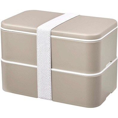 MIYO POP 700 + 700 ml doppelschichtige Lunchbox, sandstone