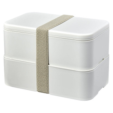 MIYO Renew Doppel-Lunchbox, elfenbeinweiß