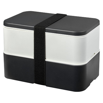 MIYO Renew Doppel-Lunchbox, granitfarben
