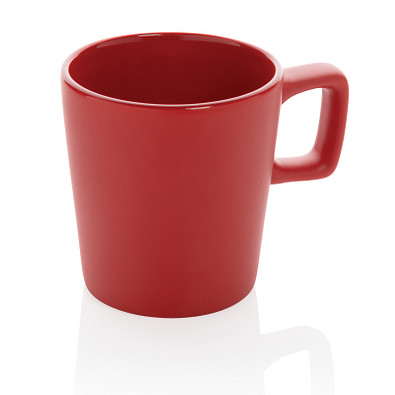 Keramik-Kaffeetasse Alva, 300 ml, rot
