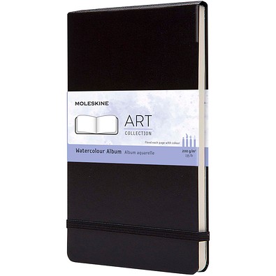 Moleskine Large Art Aquarellbuch, schwarz