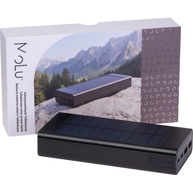 MoLu Solarpowerbank 20.000 mAh Tallahassee,schwarz