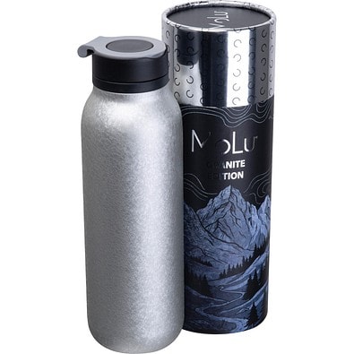 MoLu Trinkflasche Santo André,silbergrau