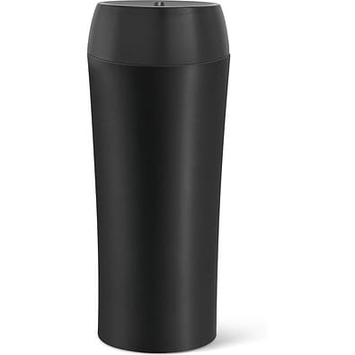 MONARDA. Reisebecher aus Edelstahl und PP, 470 ml, Schwarz