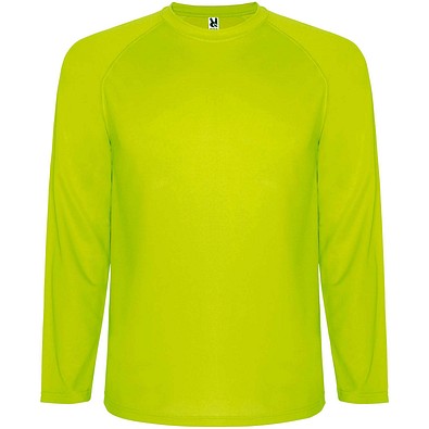 Montecarlo Langarm Sport-Shirt für Männer, Fluor Yellow, 2XL