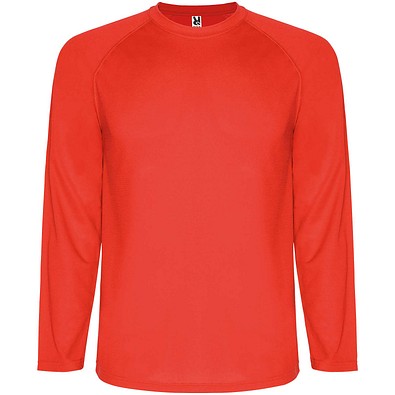 Montecarlo Langarm Sport-Shirt für Männer, rot, M