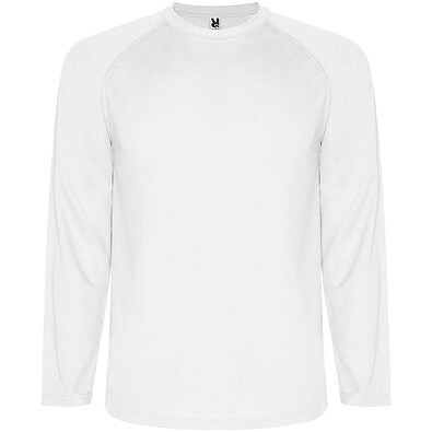 Montecarlo Langarm Sport-Shirt für Männer, weiss, L