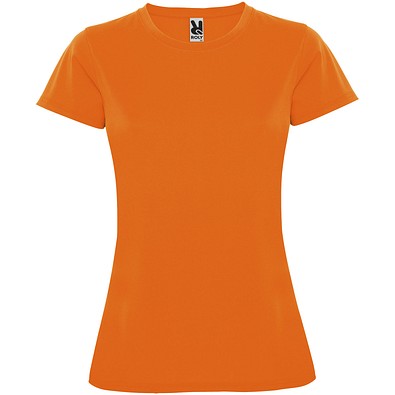 Montecarlo Sport T-Shirt für Damen, Fluor Orange, M