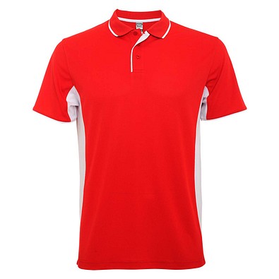 Montmelo Sport Poloshirt Unisex, rot / weiß, 2XL