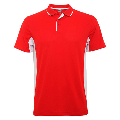Montmelo Sport Poloshirt Unisex, rot / weiß, XL