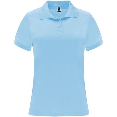 Monzha Sport Poloshirt für Damen, himmelblau, 2XL