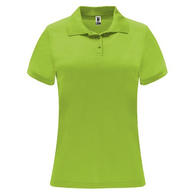 Monzha Sport Poloshirt für Damen, Lime / Green Lime, S
