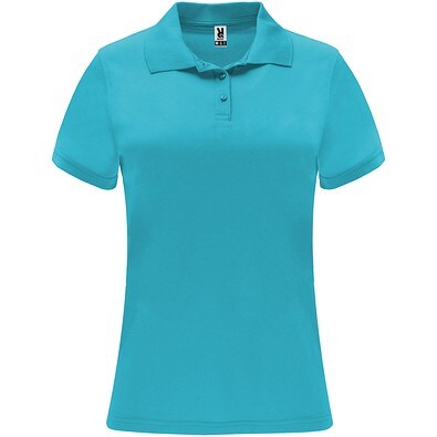 Monzha Sport Poloshirt für Damen, türkis, L