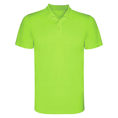 Monzha Sport Poloshirt für Herren, Lime / Green Lime, 2XL