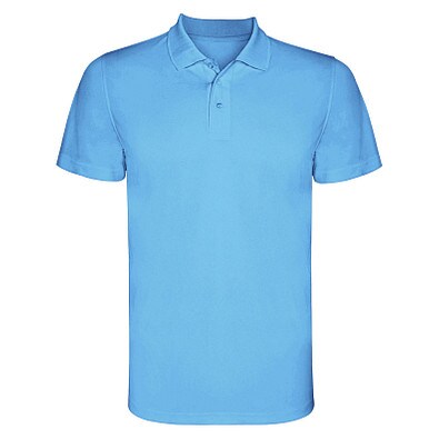 Monzha Sport Poloshirt für Herren, türkis, XL