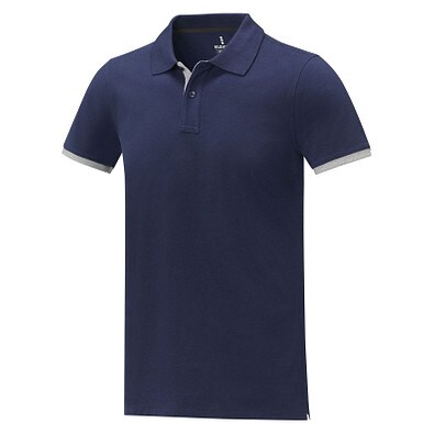 Morgan Polo für Herren, zweifarbig, navy, M