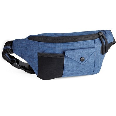 MUZEUL. Hüfttasche aus 300D Polyester, Blau