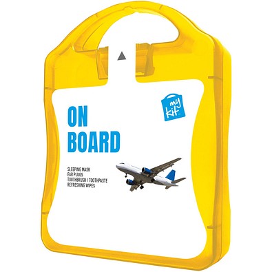 MyKit Flugzeug Reiseset, gelb