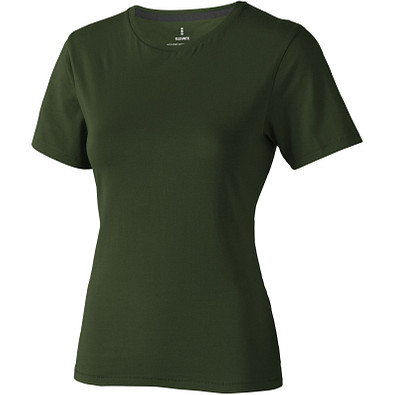 ELEVATE Damen T-Shirt Nanaimo, armeegrün, XS