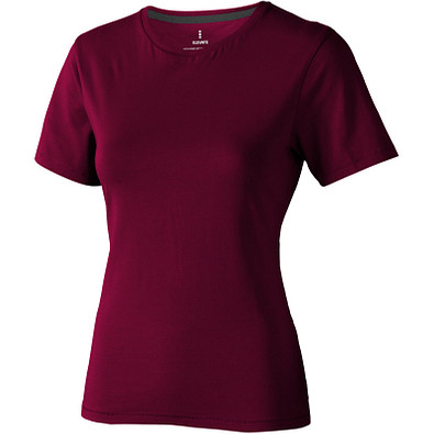ELEVATE Damen T-Shirt Nanaimo, bordeaux, XL