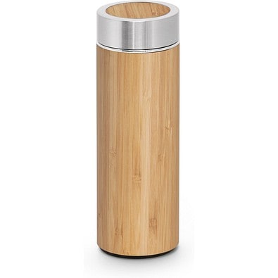 NATUREL. Isolierkanne aus Bambus und Edelstahl (90% recycelt) (430 mL), Natur