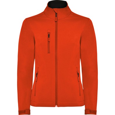 NEBRASKA WOMAN Softshell-Jacke, M, FIRE ORANGE
