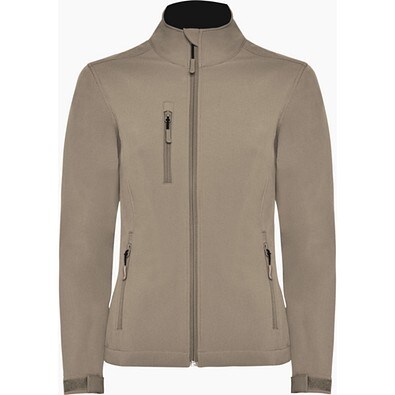 NEBRASKA WOMAN Softshell-Jacke, S, DARK SAND