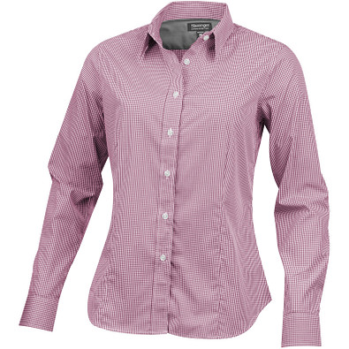 Slazenger™ Damen Langarm Bluse Net, rot, L Slazenger™ Damen Langarm Bluse Net, rot, L
