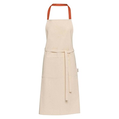 Nia 200 g/m² Schürze aus recycelter Baumwolle, Brick