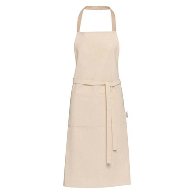 Nia 200 g/m² Schürze aus recycelter Baumwolle, Oatmeal
