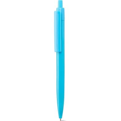 NOLWEN. Kugelschreiber aus ABS mit glänzender Oberfläche, Hellblau