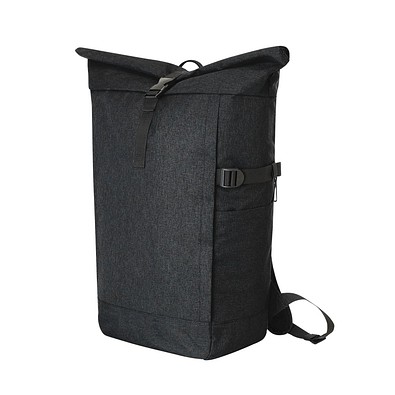 Notebook-Rucksack CIRCLE L, schwarz meliert