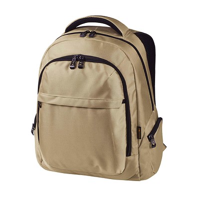 Notebook-Rucksack MISSION, beige