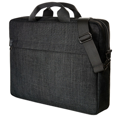 Notebook-Tasche Europe, schwarz meliert Notebook-Tasche Europe, schwarz meliert