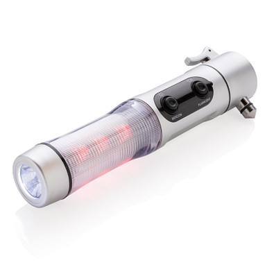 XD COLLECTION Notfalllicht mit Nothammer, silber